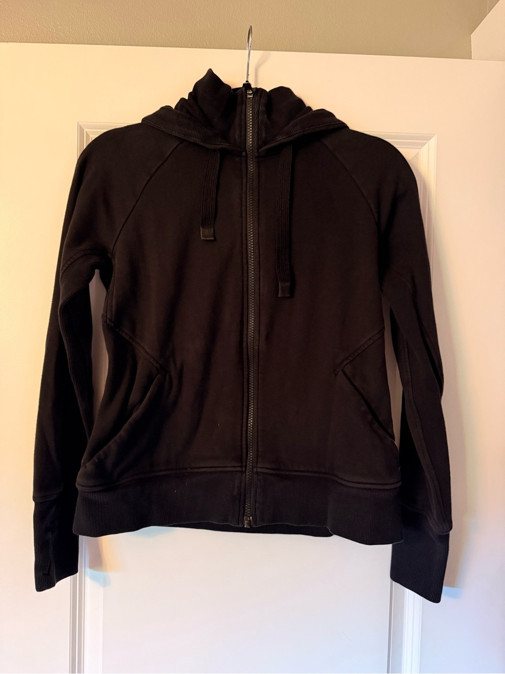 Athleta Black Athletic Hoodie with Logo Tag